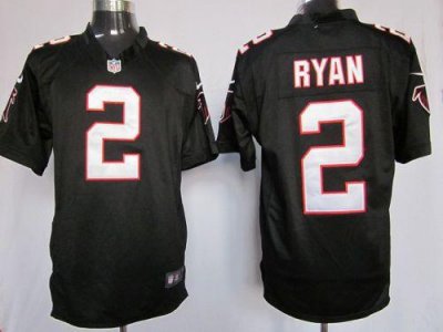 Jerseys Factory Cheap Nike Falcons #2 Matt Ryan Black Alternate