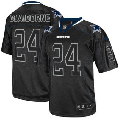Jerseys Factory Cheap Nike Cowboys #24 Morris Claiborne Lights O