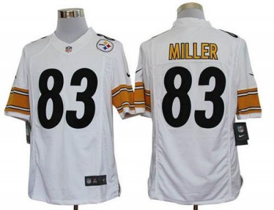 Jerseys Factory Cheap Nike Steelers #83 Heath Miller White Men's