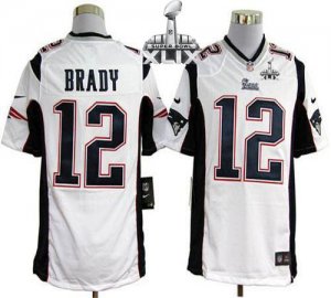 Jerseys Factory Cheap Nike Patriots #12 Tom Brady Black Men's St