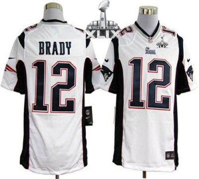 Jerseys Factory Cheap Nike Patriots #12 Tom Brady Black Men's St