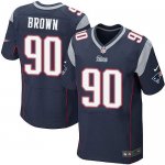 Jerseys Factory Cheap Nike Patriots #90 Malcom Brown Navy Blue T