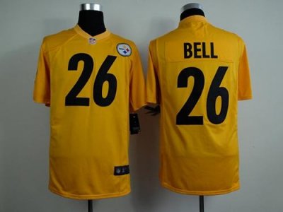 Jerseys Factory Cheap Nike Steelers #26 Le'Veon Bell Gold Men's