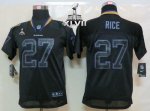 Jerseys Factory Cheap Nike Ravens #27 Ray Rice Lights Out Black