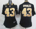 Jerseys Factory Cheap Nike Saints #43 Darren Sproles Black Team