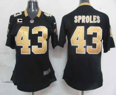 Jerseys Factory Cheap Nike Saints #43 Darren Sproles Black Team