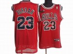 Jerseys Factory Cheap Bulls #23 Michael Jordan Embroidered Red C