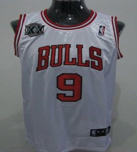 Jerseys Factory Cheap Bulls #9 Luol Deng White With 20TH Embroid