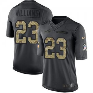 Jerseys Factory Cheap Nike Bills #23 Aaron Williams Black Men's