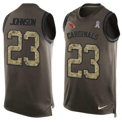 Jerseys Factory Cheap Nike Cardinals #23 Chris Johnson Green Men