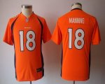 Jerseys Factory Cheap Nike Broncos #18 Peyton Manning Orange Tea