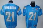 Jerseys Factory Cheap Chargers #21 LaDainian Tomlinson Baby Blue