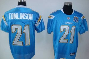 Jerseys Factory Cheap Chargers #21 LaDainian Tomlinson Baby Blue