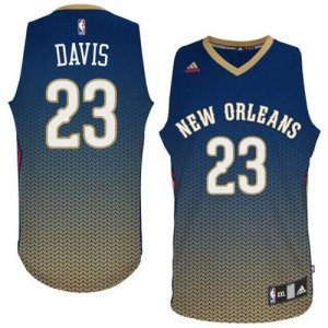 Jerseys Factory Cheap Pelicans #23 Anthony Davis Navy Resonate F