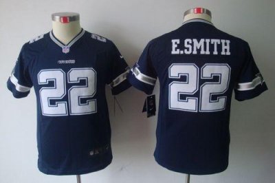Jerseys Factory Cheap Nike Cowboys #22 Emmitt Smith Navy Blue Te
