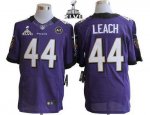 Jerseys Factory Cheap Nike Ravens #44 Vonta Leach Purple Team Co