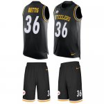 Jerseys Factory Cheap Nike Steelers #36 Jerome Bettis Black Team