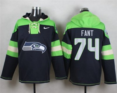 Jerseys Factory Cheap Nike Seahawks #74 George Fant Navy Blue Pl