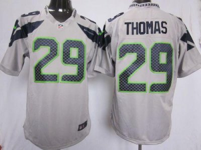 Jerseys Factory Cheap Nike Seahawks #29 Earl Thomas Grey Alterna