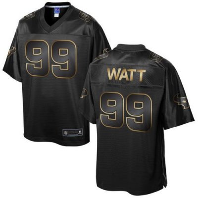 Jerseys Factory Cheap Nike Texans #99 J.J. Watt Pro Line Black G