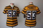 Jerseys Factory Cheap Nike Steelers #53 Maurkice Pouncey Yellow/