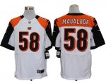 Jerseys Factory Cheap Nike Bengals #58 Rey Maualuga White Men's