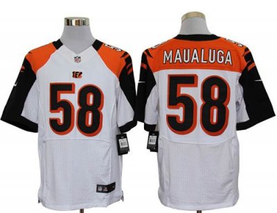 Jerseys Factory Cheap Nike Bengals #58 Rey Maualuga White Men's
