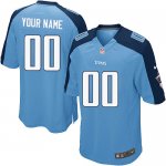 Jerseys Factory Cheap Nike Tennessee Titans Customized Light Blu