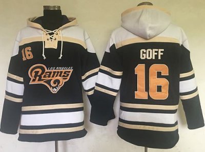 Jerseys Factory Cheap Los Angeles Rams #16 Jared Goff Navy Blue