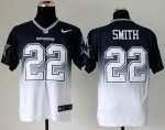 Jerseys Factory Cheap Nike Cowboys #22 Emmitt Smith Navy Blue/Wh