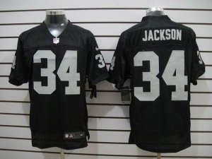 Jerseys Factory Cheap Nike Raiders #34 Bo Jackson Black Team Col
