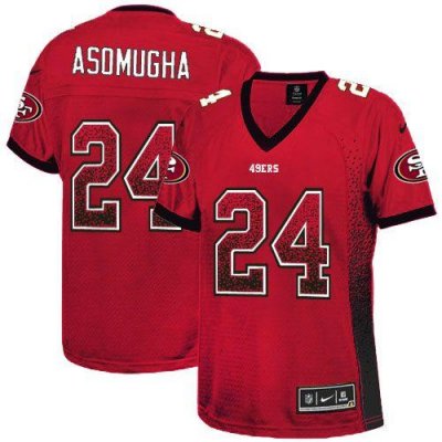 Jerseys Factory Cheap Nike 49ers #24 Nnamdi Asomugha Red Team Co