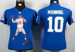 Jerseys Factory Cheap Nike Giants #10 Eli Manning Royal Blue Tea