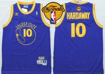 Jerseys Factory Cheap Warriors #10 Tim Hardaway Blue New Throwba
