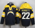 Jerseys Factory Cheap Nike Chargers #22 Jason Verrett Navy Blue