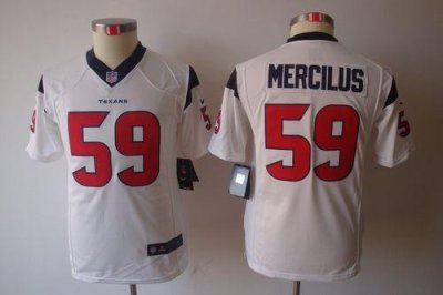 Jerseys Factory Cheap Nike Texans #59 Whitney Mercilus White You