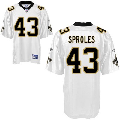 Jerseys Factory Cheap Saints #43 Darren Sproles White Stitched N
