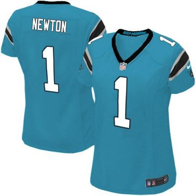 Jerseys Factory Cheap Nike Panthers #1 Cam Newton Blue Alternate