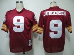 Jerseys Factory Cheap Mitchell and Ness Redskins #9 Jurgensen Re