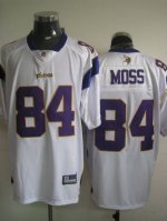 Jerseys Factory Cheap Vikings #84 Randy Moss White Stitched NFL