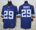 Jerseys Factory Cheap Nike Vikings #29 Xavier Rhodes Purple Team
