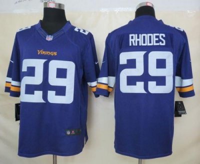 Jerseys Factory Cheap Nike Vikings #29 Xavier Rhodes Purple Team