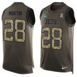 Jerseys Factory Cheap Nike Jets #28 Curtis Martin Green Men's St