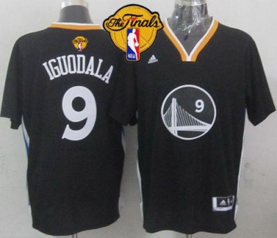 Jerseys Factory Cheap Warriors #9 Andre Iguodala New Black Alter