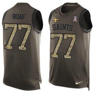 Jerseys Factory Cheap Nike Saints #77 Willie Roaf Green Men's St