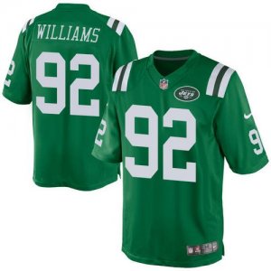 Jerseys Factory Cheap Nike Jets #92 Leonard Williams Green Men's