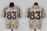 Jerseys Factory Cheap Nike Broncos #83 Wes Welker Camo USMC Men'