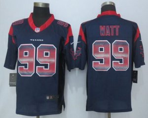 Jerseys Factory Cheap Nike Texans #99 J.J. Watt Navy Blue Team C