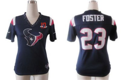 Jerseys Factory Cheap Nike Texans #23 Arian Foster Navy Blue Tea