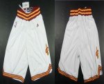 Jerseys Factory Cheap Cleveland Cavaliers White NBA Shorts